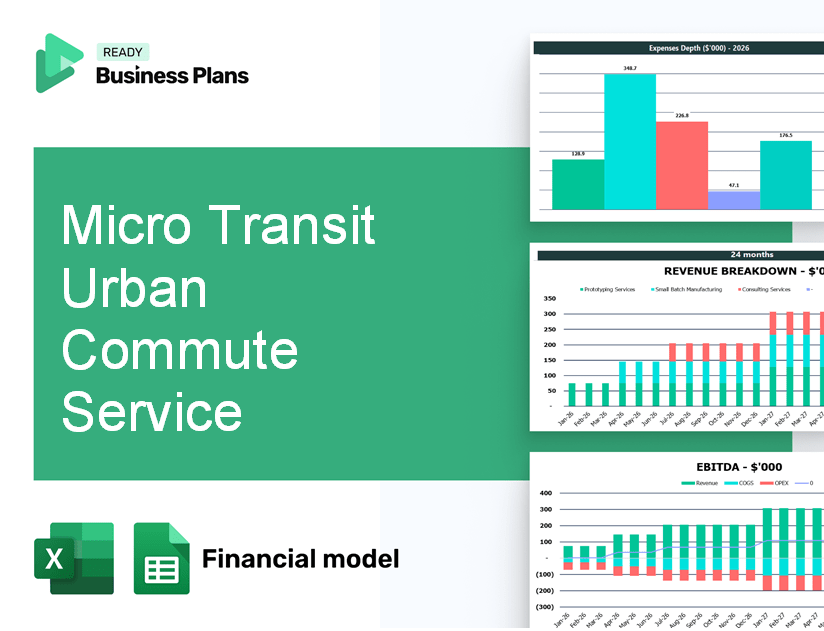 Micro Transit Urban Commute Service Financial Model