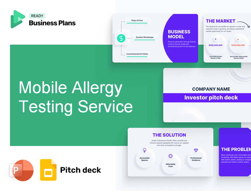Mobile Allergy Testing Service Pitch Deck