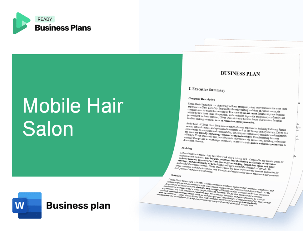 Mobile Hair Salon Business Plan