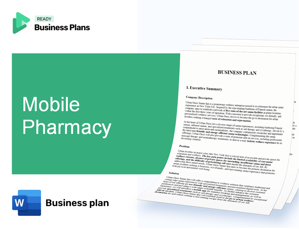 Mobile Pharmacy Business Plan