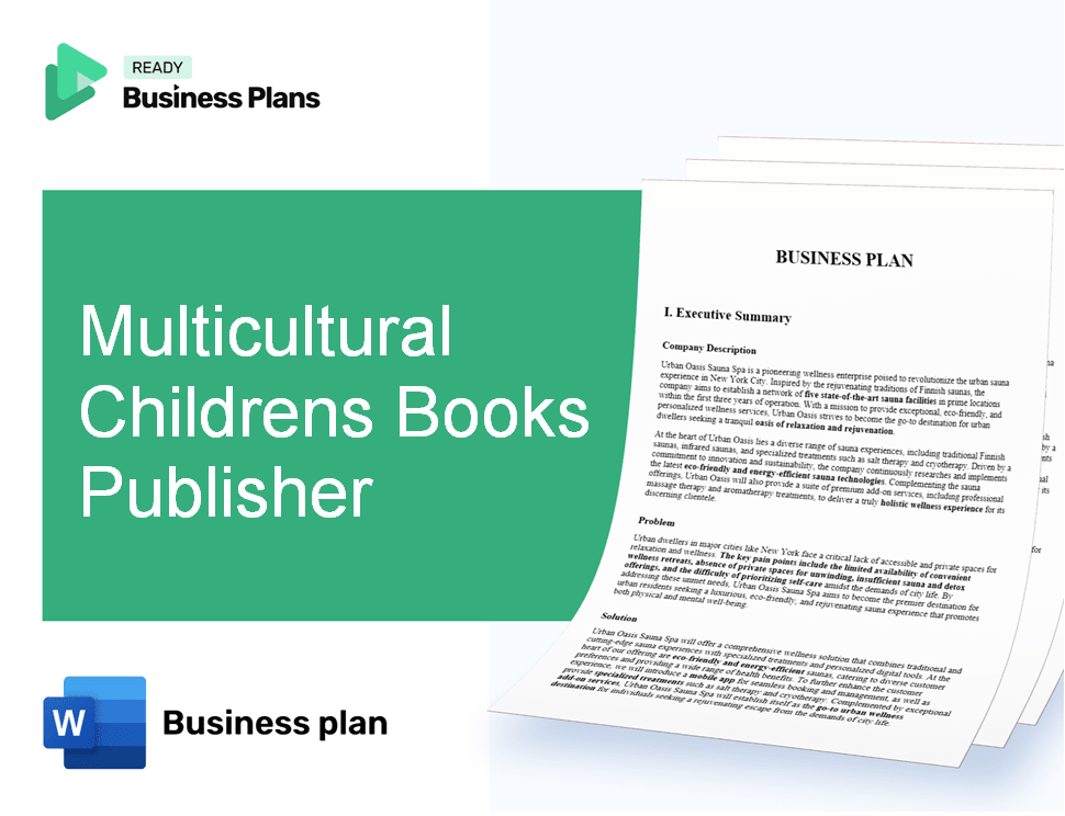 Multicultural Childrens Books Publisher Business Plan