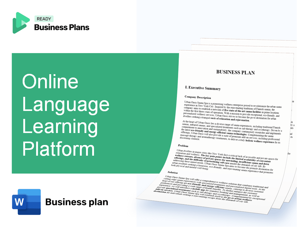 Online Language Learning Platform Business Plan