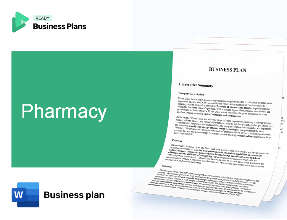 Pharmacy Business Plan