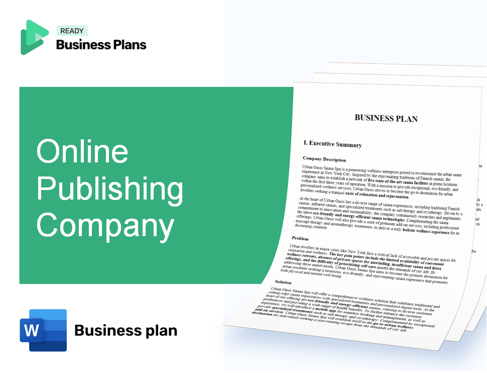 Online Publishing Company Business Plan