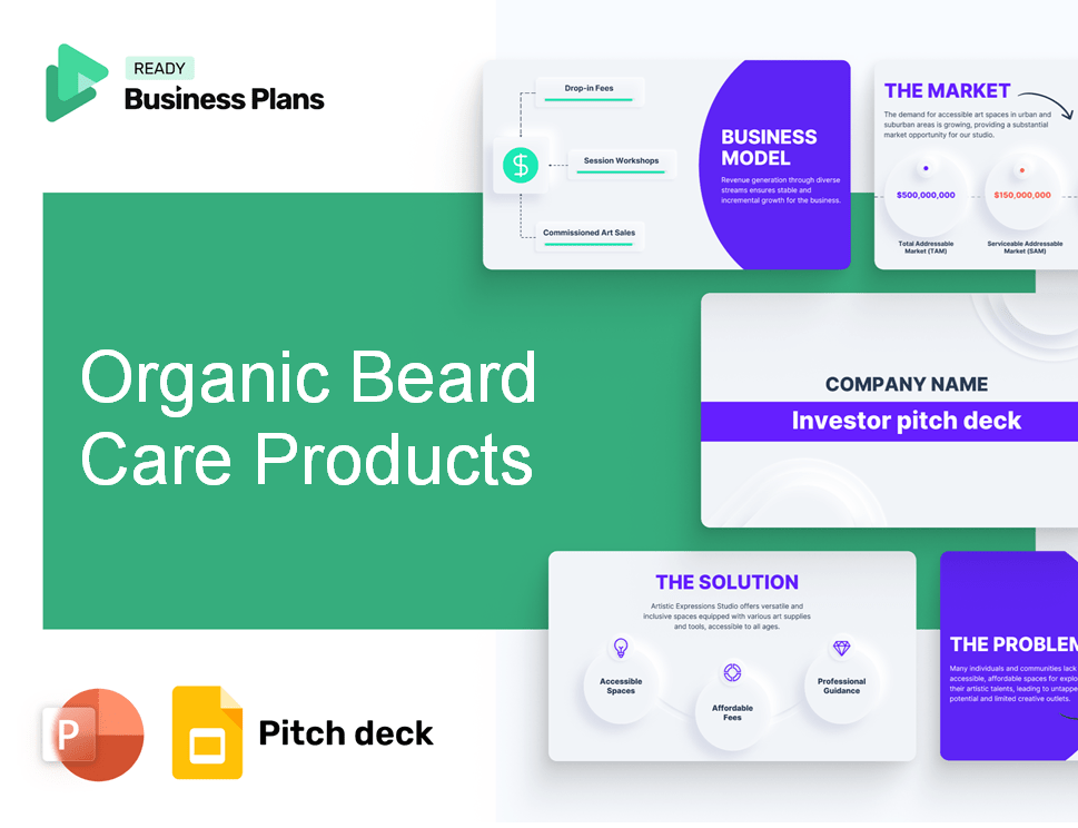 Organic Beard Care Products Pitch Deck