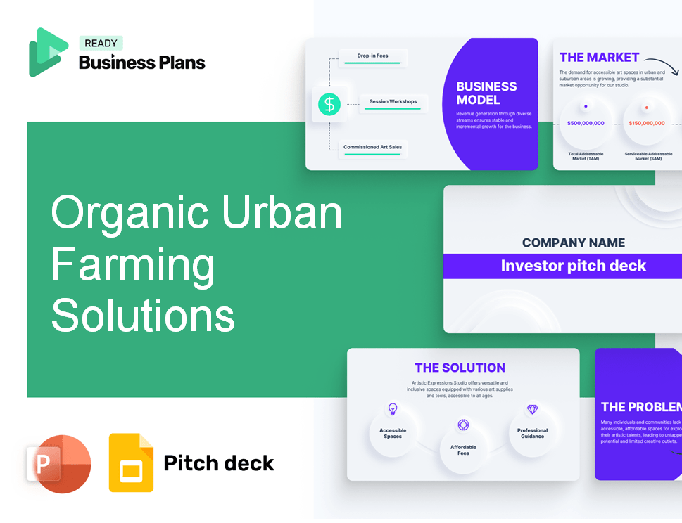 Organic Urban Farming Solutions Pitch Deck