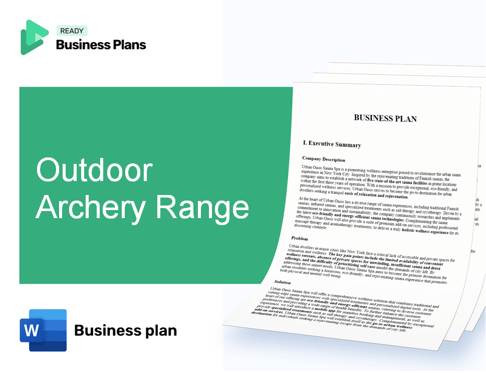 Outdoor Archery Range Business Plan