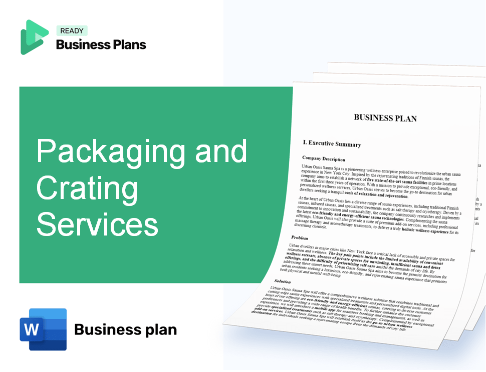 Packaging and Crating Services Business Plan