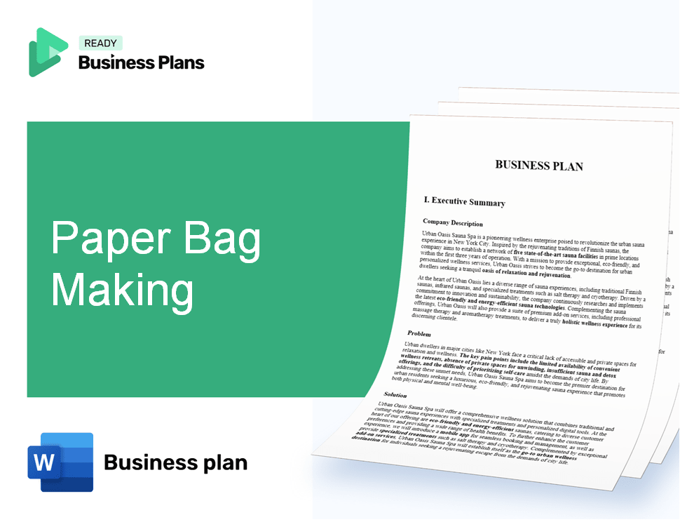 Paper Bag Making Business Plan