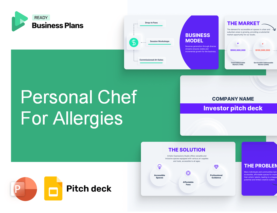 Personal Chef For Allergies Pitch Deck
