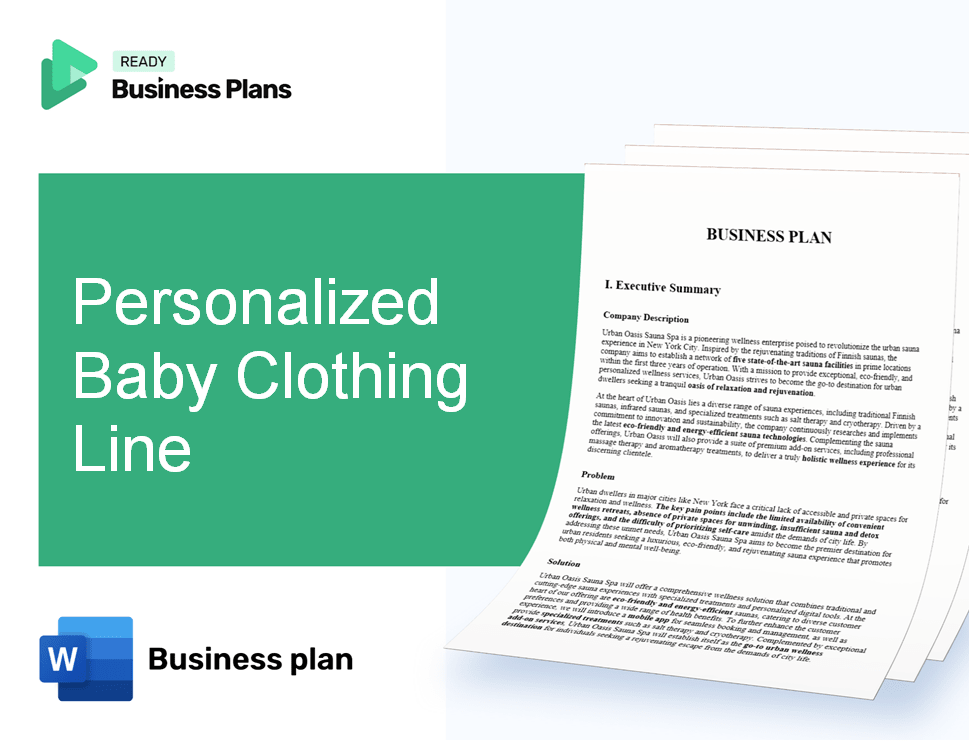Personalized Baby Clothing Line Business Plan