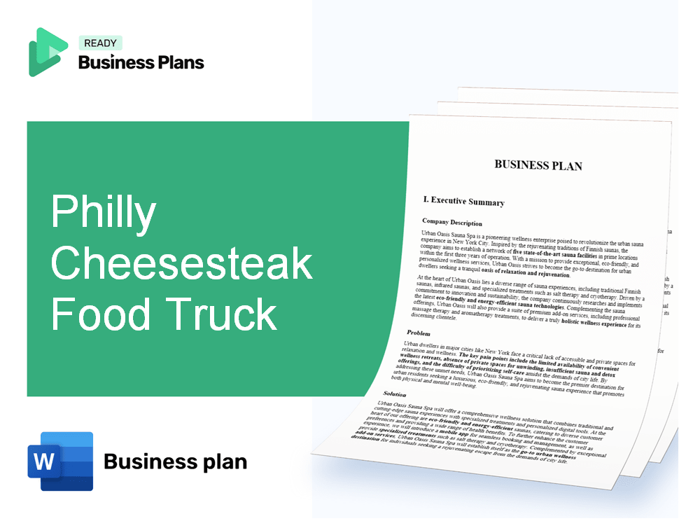Philly Cheesesteak Food Truck Business Plan