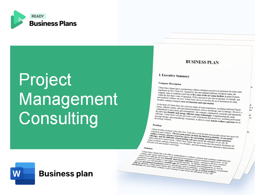 Project Management Consulting Business Plan