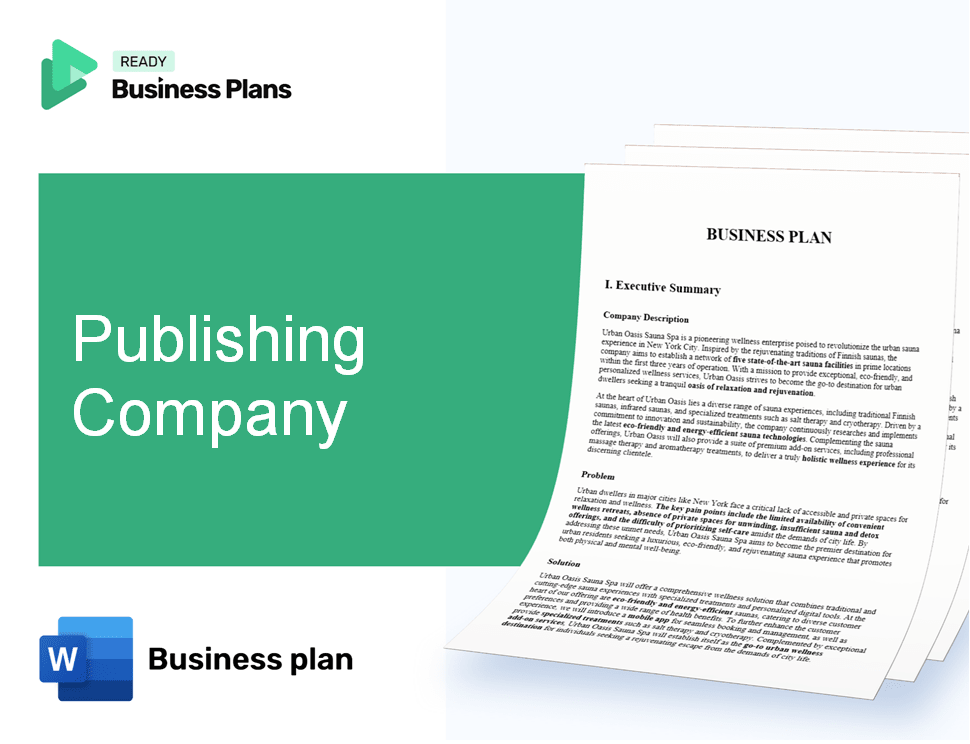 Publishing Company Business Plan