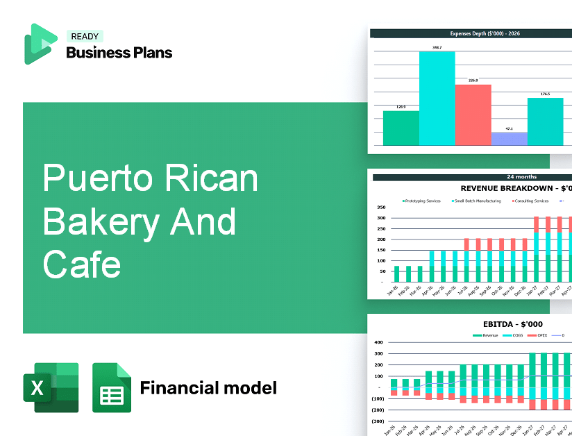 Puerto Rican Bakery And Cafe Financial Model
