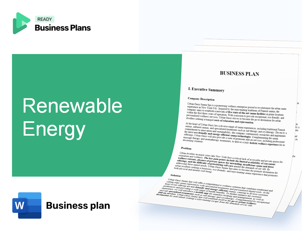 Renewable Energy Business Plan