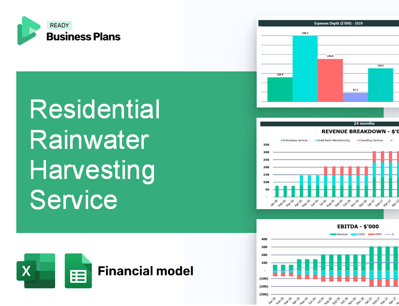 Residential Rainwater Harvesting Service Financial Model