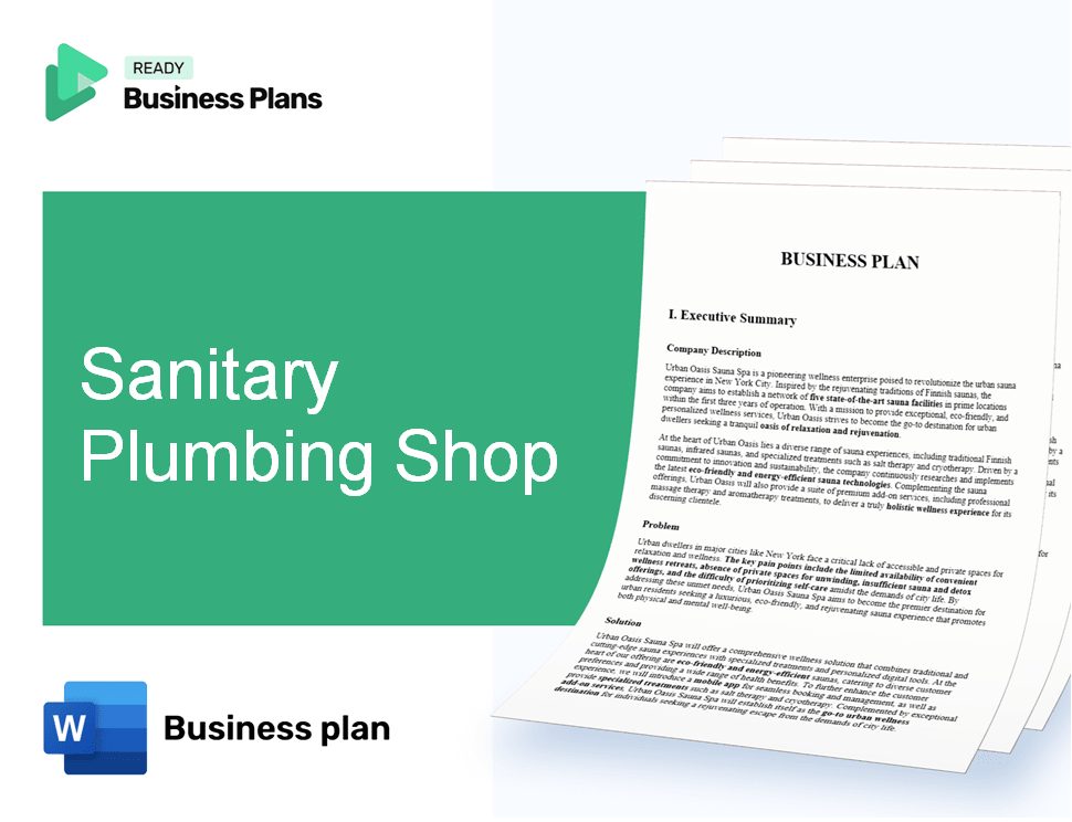 Sanitary Plumbing Shop Business Plan