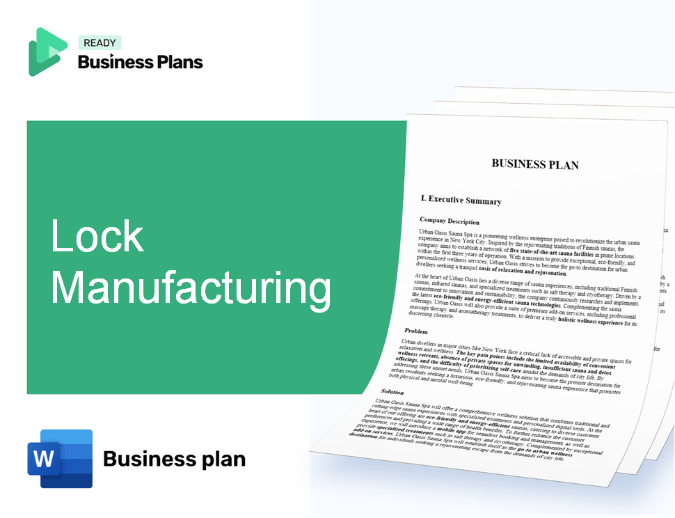 Lock Manufacturing Business Plan