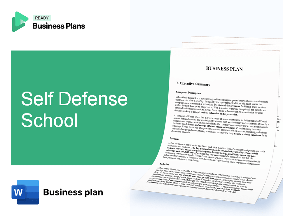 Self Defense School Business Plan