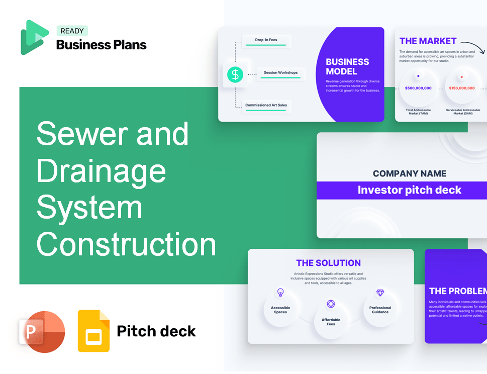 Sewer and Drainage System Construction Pitch Deck