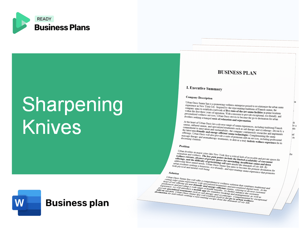 Sharpening Knives Business Plan