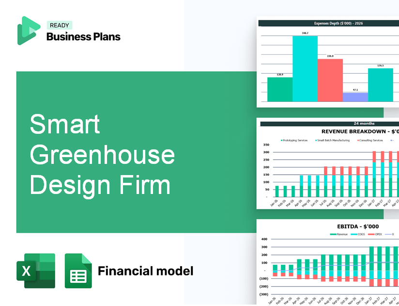 Smart Greenhouse Design Firm Financial Model