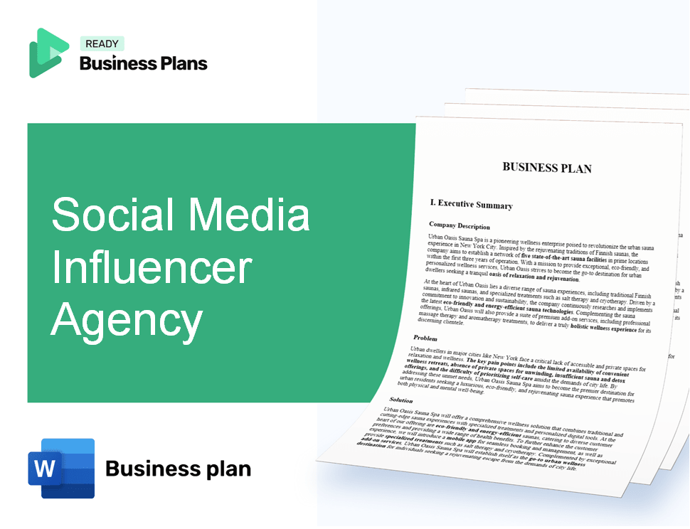 Social Media Influencer Agency Business Plan