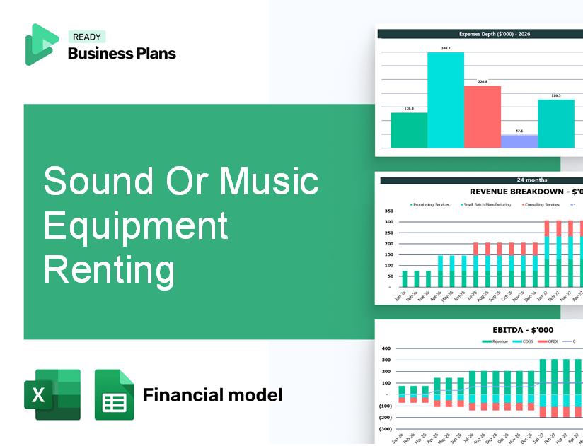 Sound Or Music Equipment Renting Financial Model