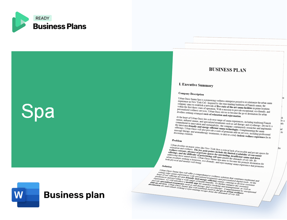 Spa Business Plan