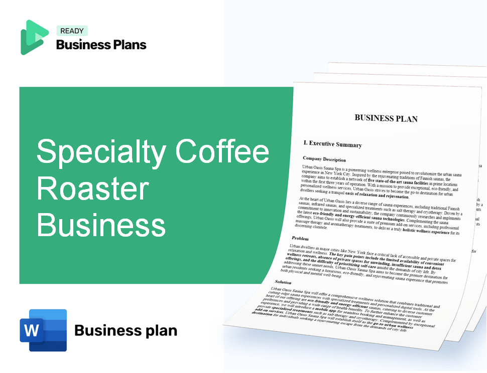Specialty Coffee Roaster Business Business Plan