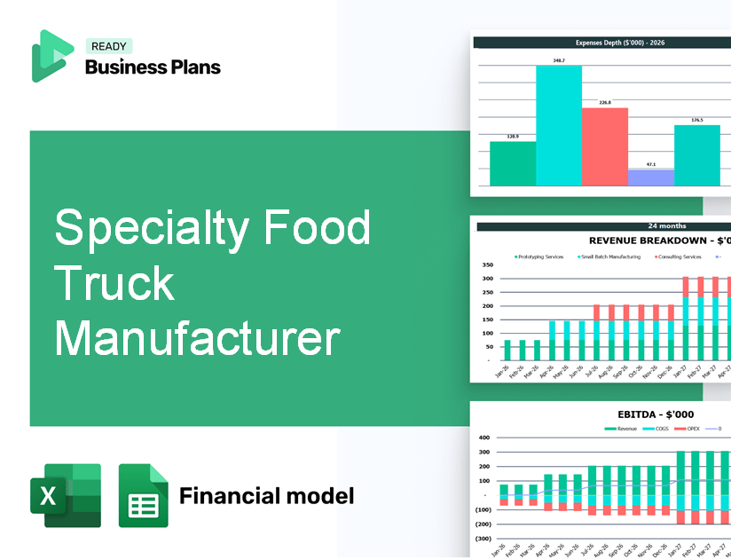 Specialty Food Truck Manufacturer Financial Model