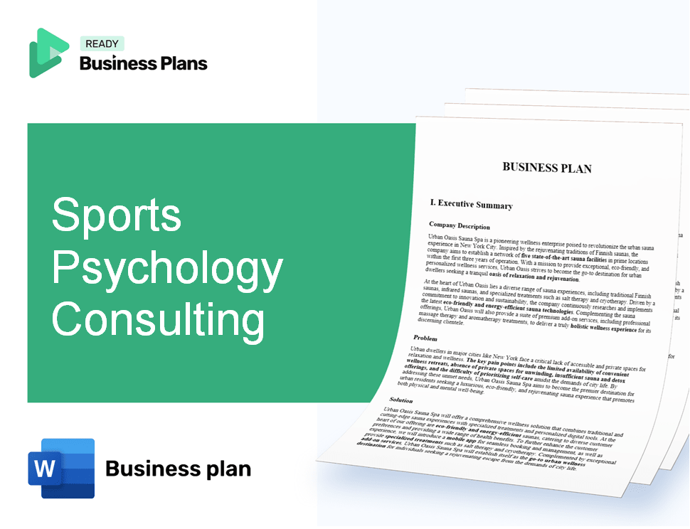 Sports Psychology Consulting Business Plan