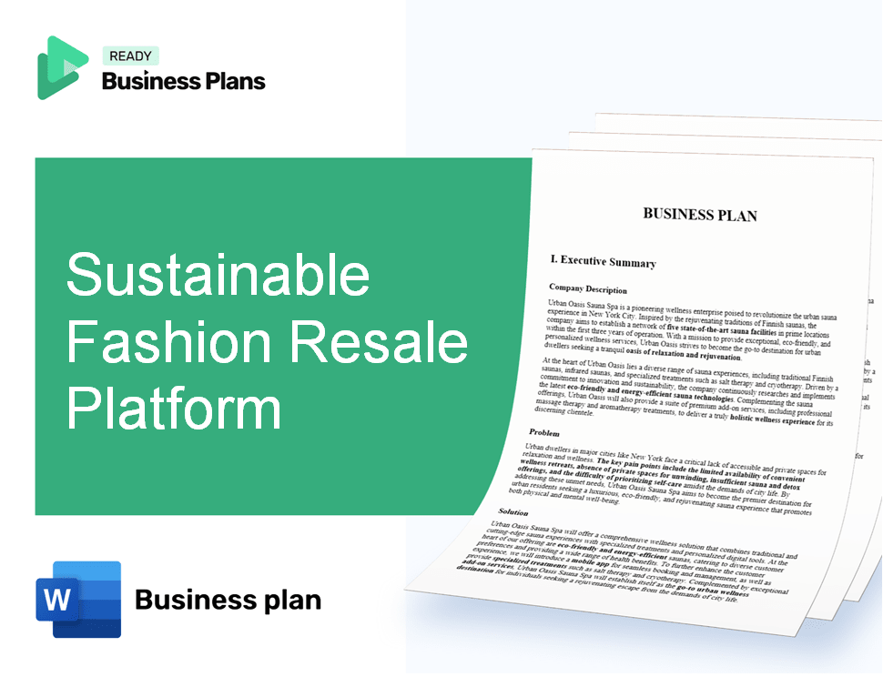 Sustainable Fashion Resale Platform Business Plan