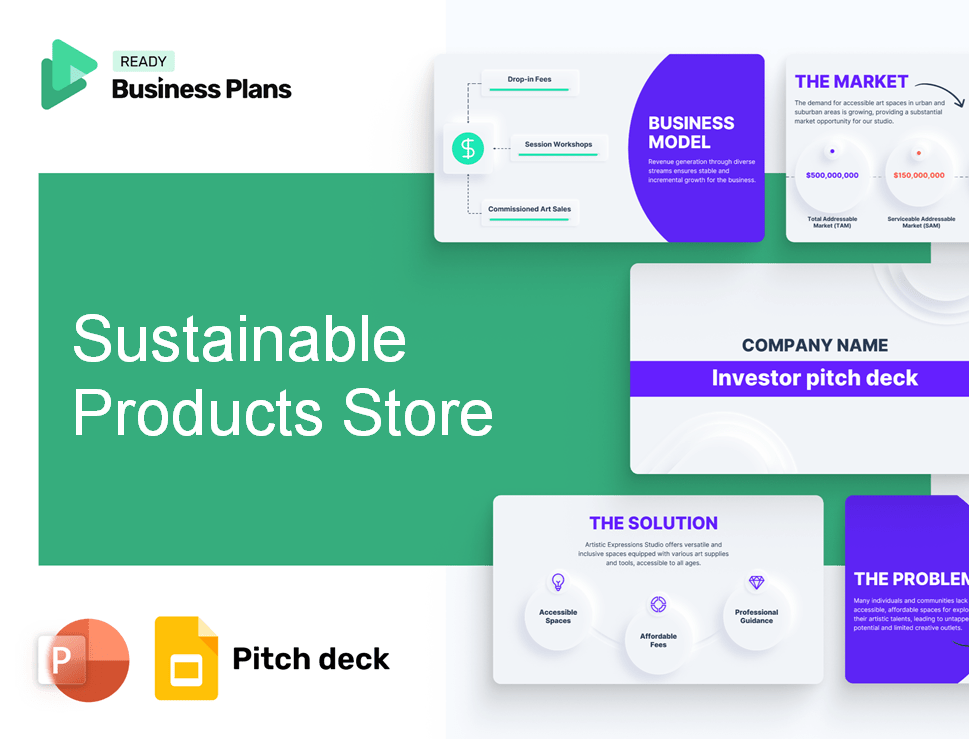 Sustainable Products Store Pitch Deck