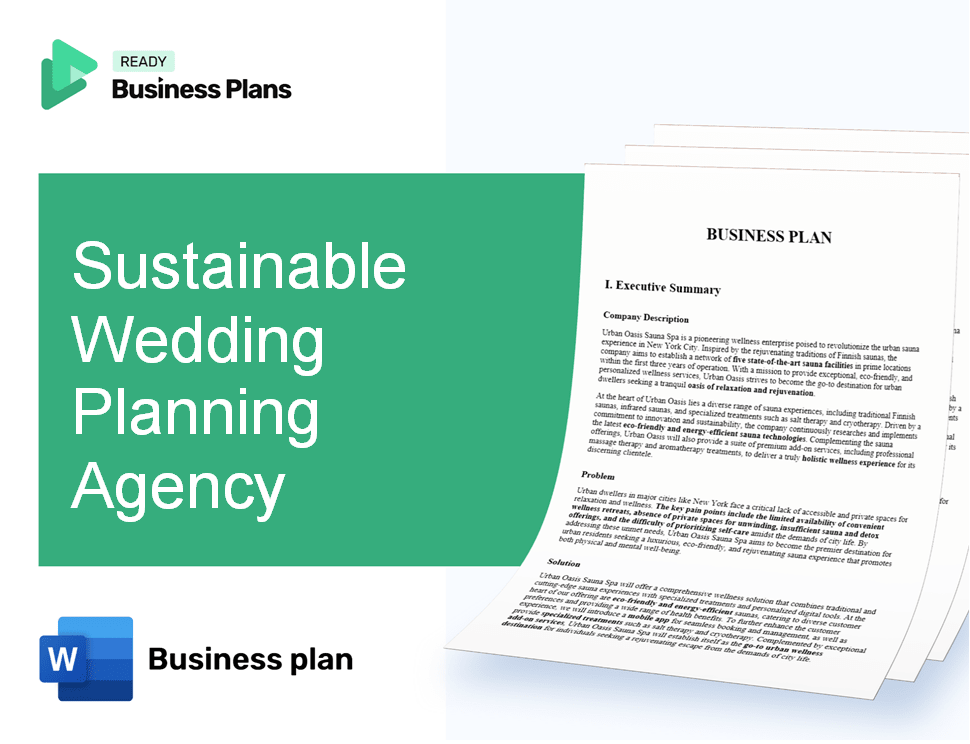 Sustainable Wedding Planning Agency Business Plan