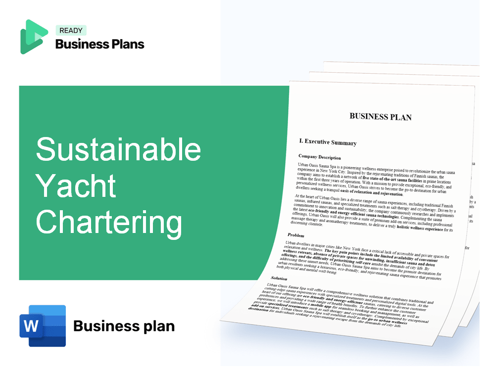 Sustainable Yacht Chartering Business Plan