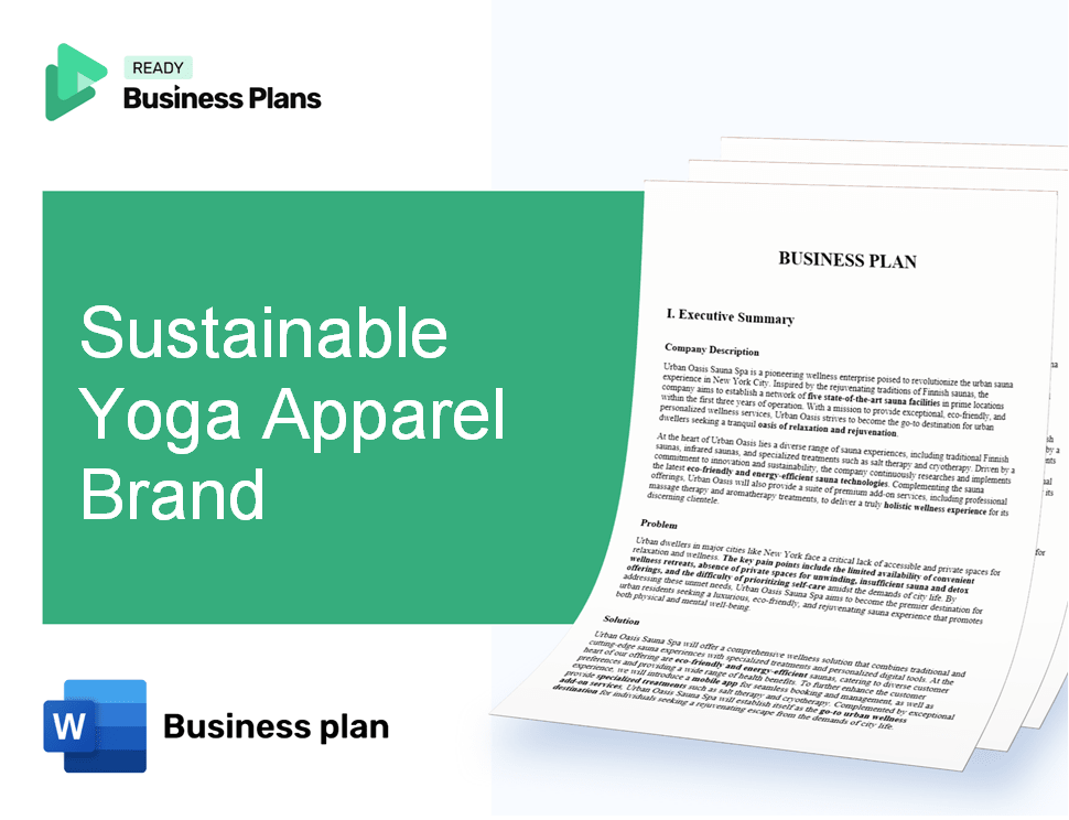 Sustainable Yoga Apparel Brand Business Plan