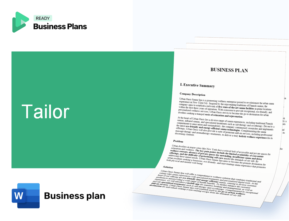 Tailor Business Plan