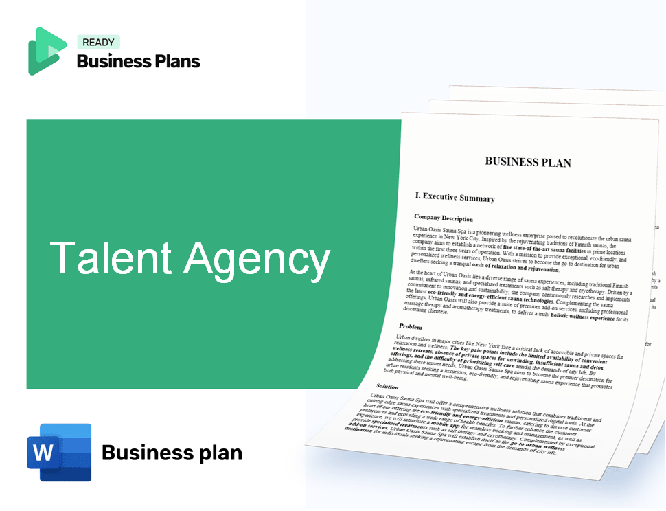 Talent Agency Business Plan