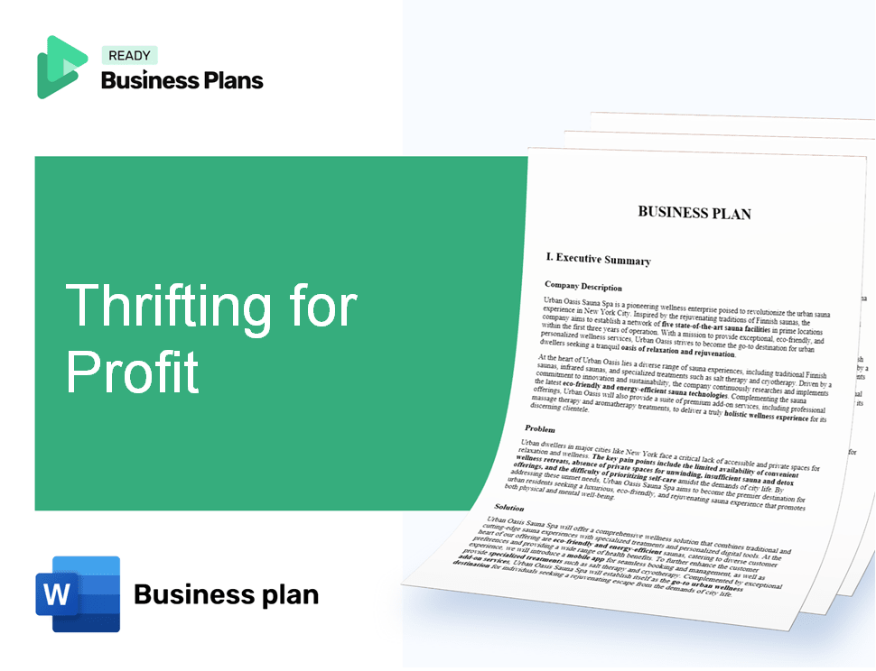 Thrifting for Profit Business Plan