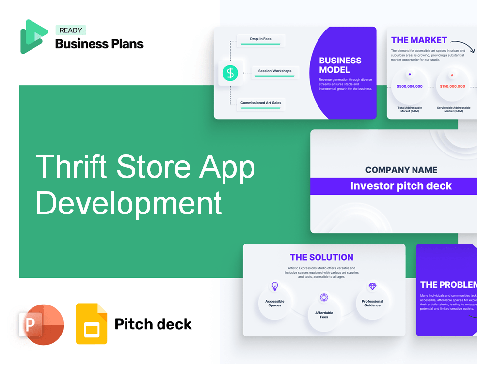 Thrift Store App Development Pitch Deck