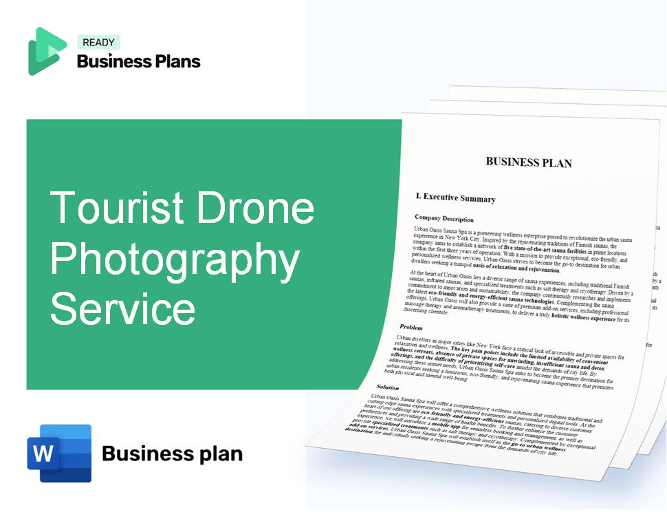 Tourist Drone Photography Service Business Plan