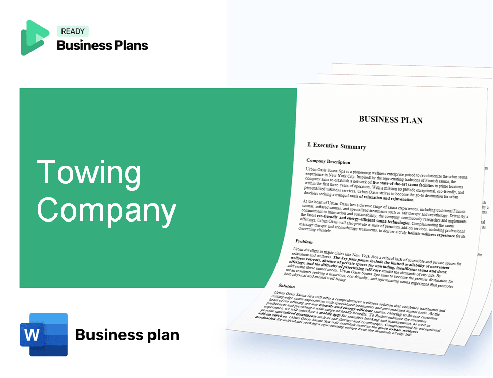 Towing Company Business Plan