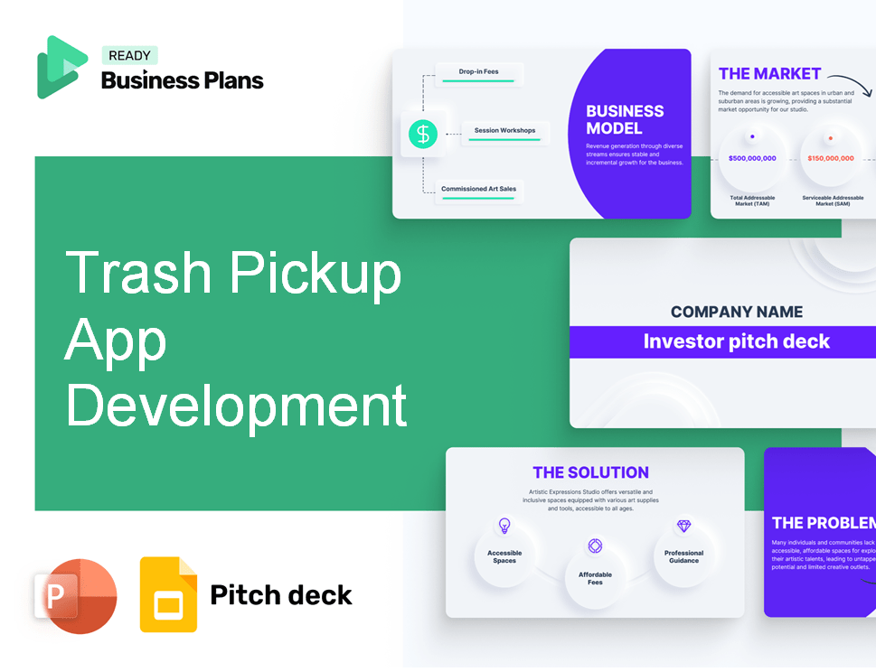 Trash Pickup App Development Pitch Deck