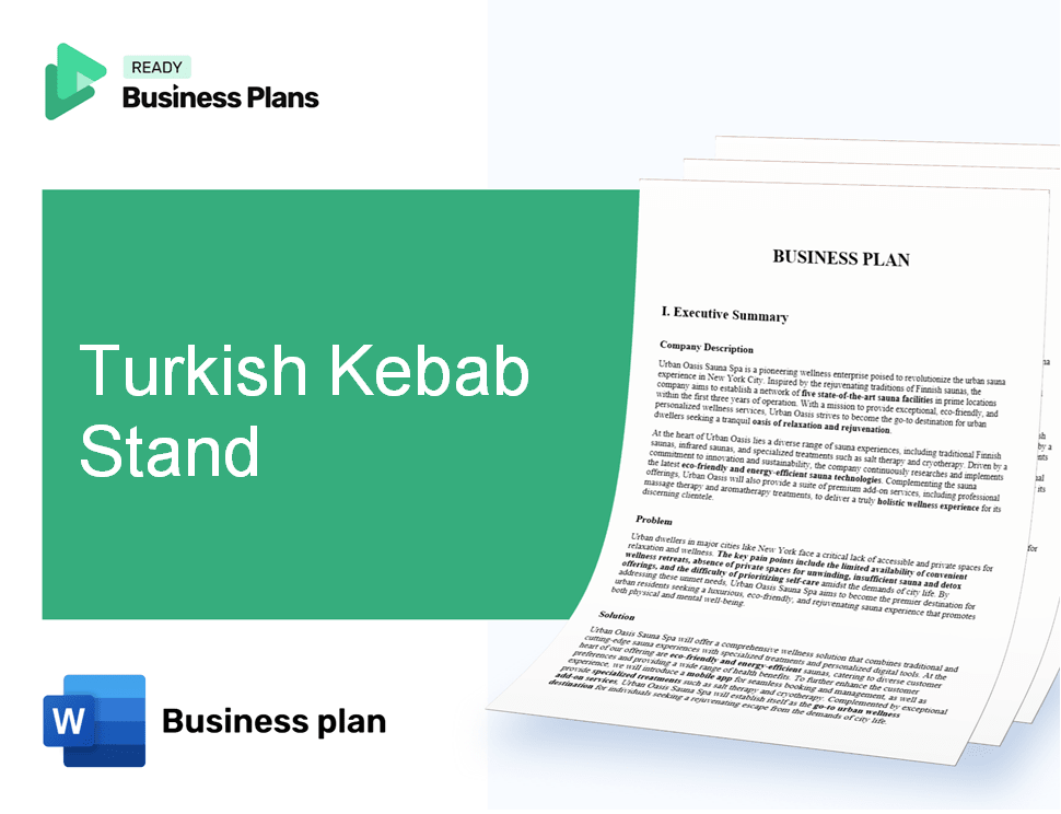 Turkish Kebab Stand Business Plan