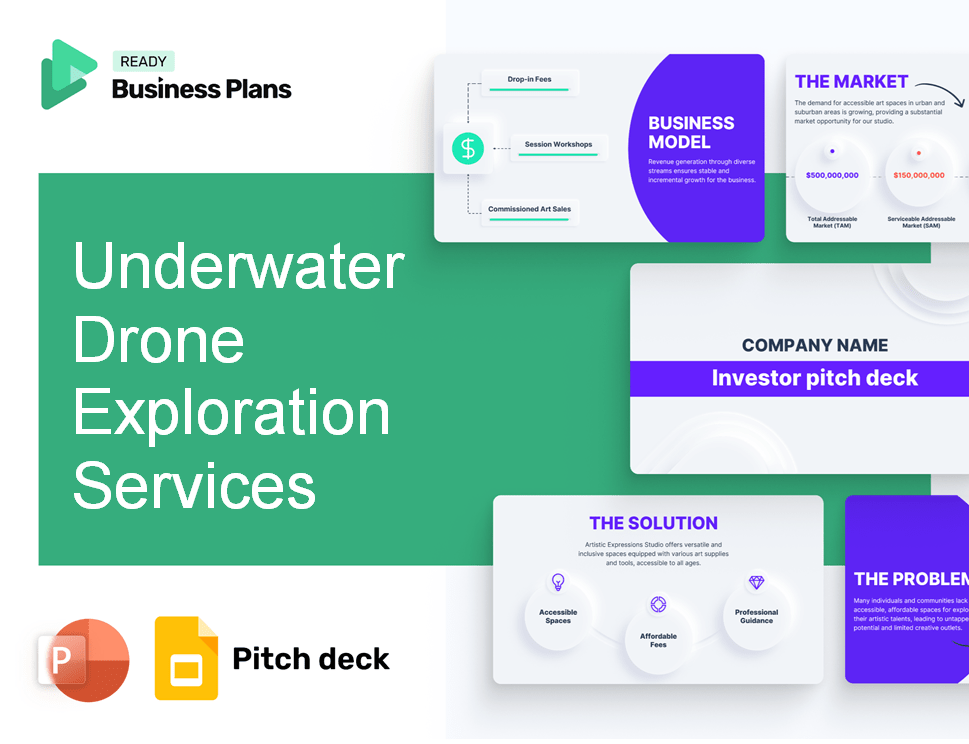 Underwater Drone Exploration Services Pitch Deck