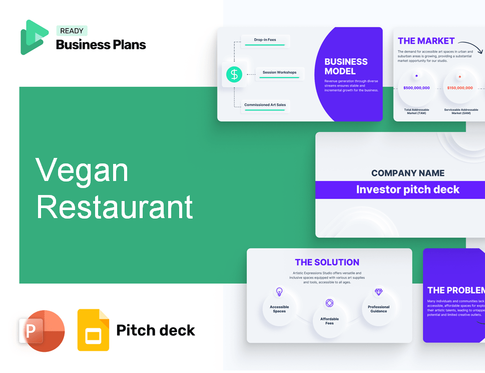 Vegan Restaurant Pitch Deck