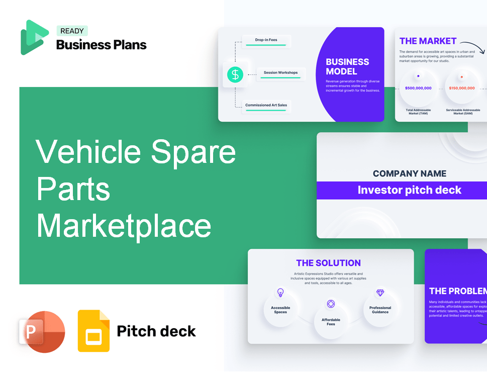 Vehicle Spare Parts Marketplace Pitch Deck