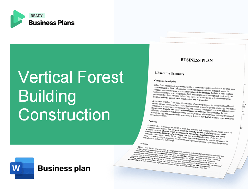 Vertical Forest Building Construction Business Plan